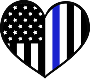 Police-Heart-Flag-Vertical-PNG