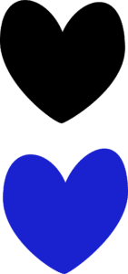 Police-Hearts-Blue-And-Black-PNG