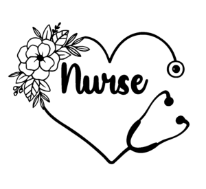 nurse-heart-floral